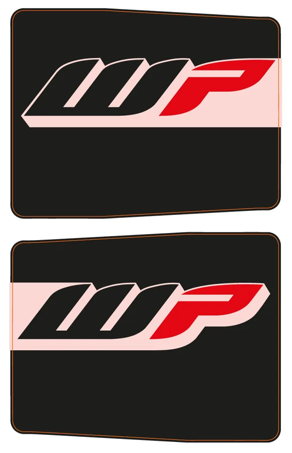 Sticker Front Fork-set WP Blac