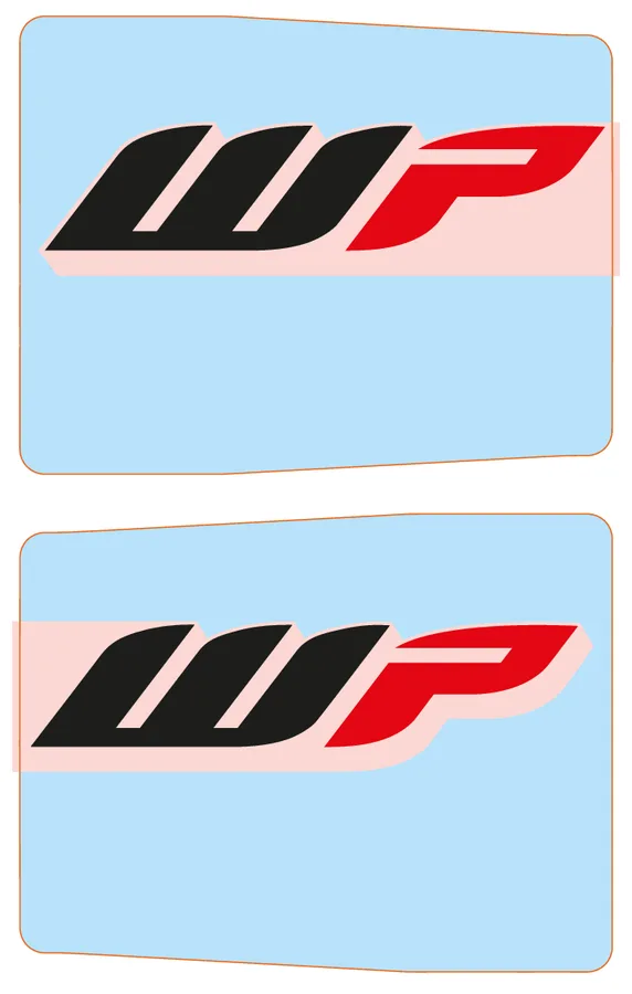 Sticker Front Fork-set WP