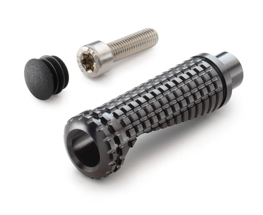 Footpeg, front left, rigid