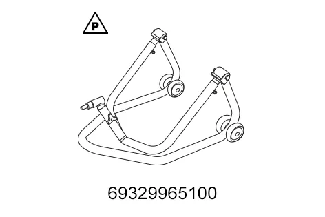 Front wheel stand