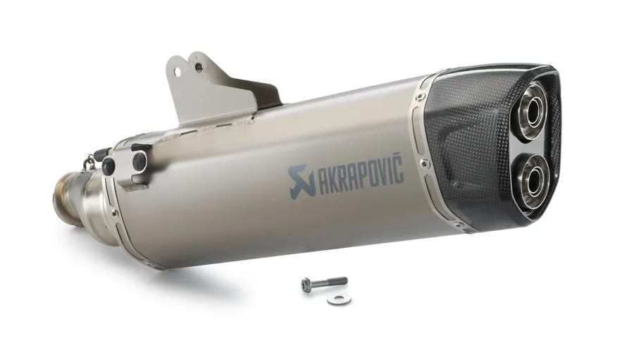 Muffler with cat. conv. Slip-on line