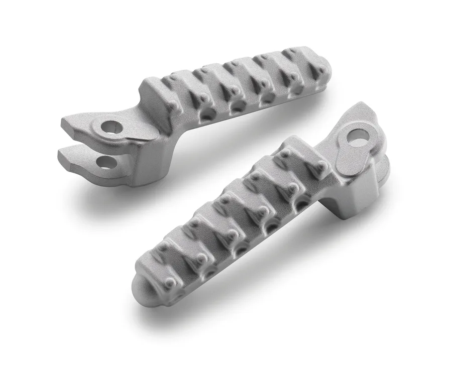 Footrest-set Silver