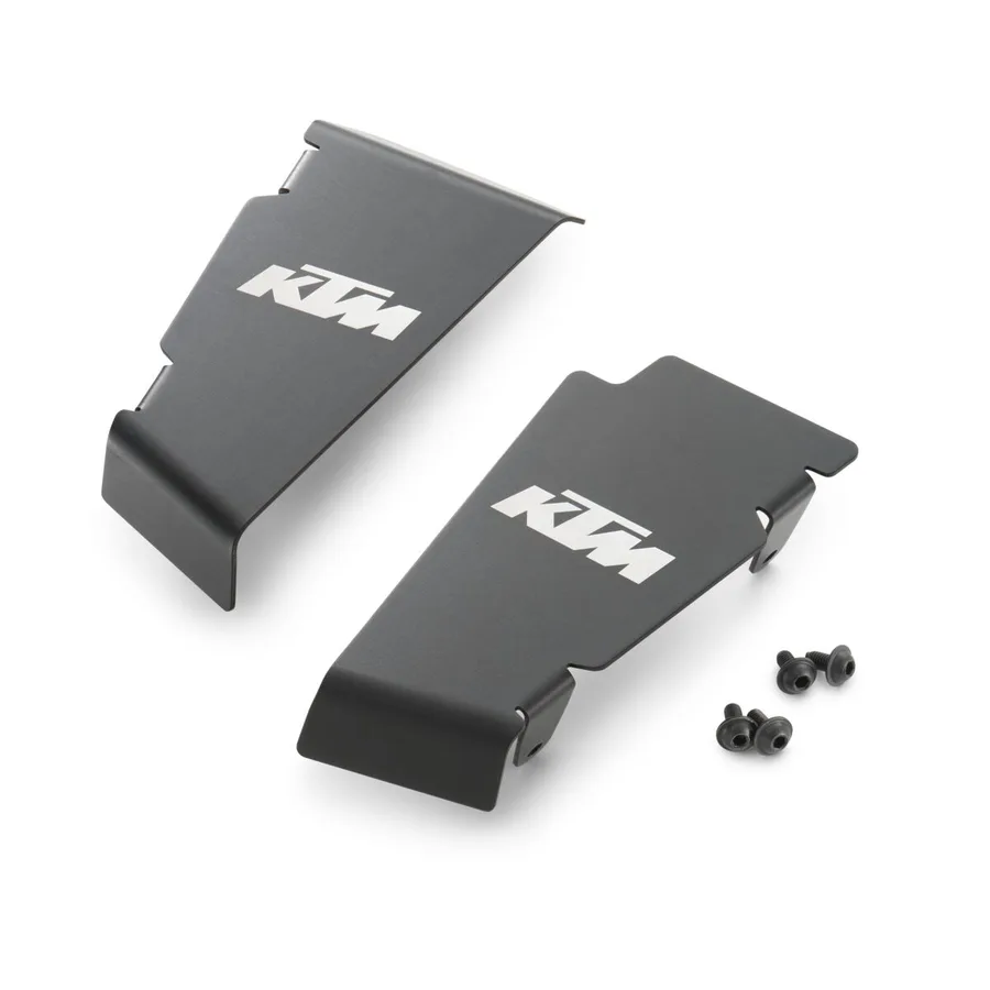 Radiator spoiler set
