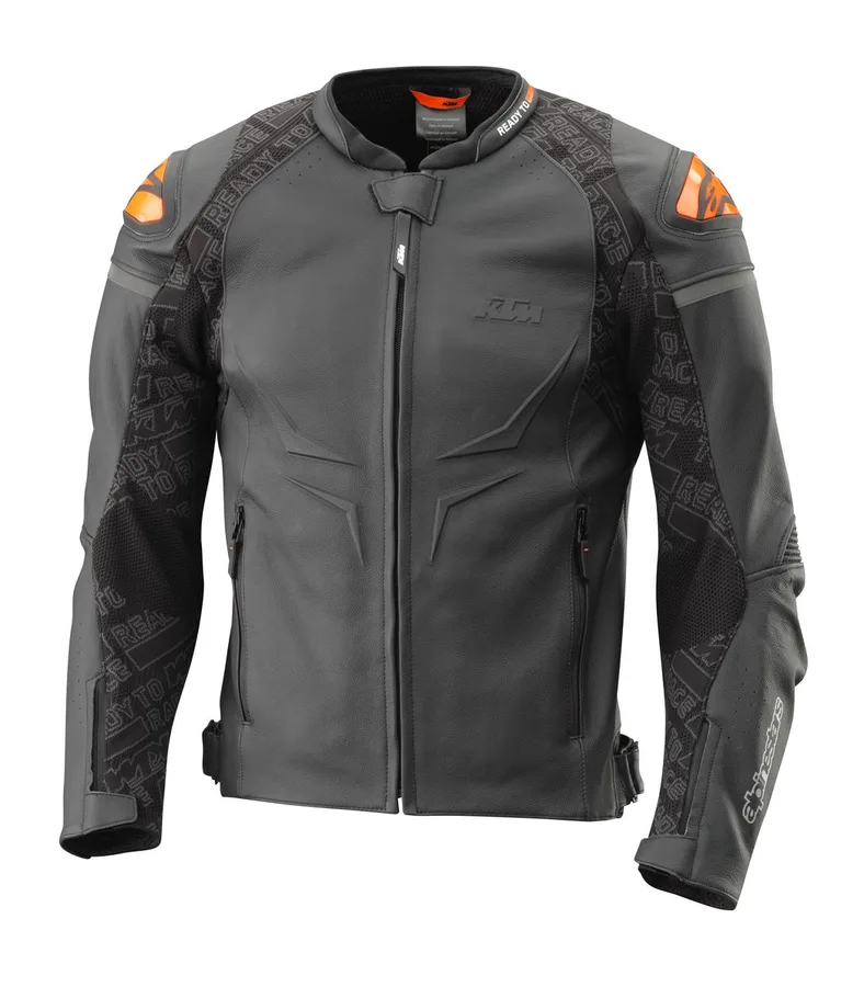 Helical Leather Jacket