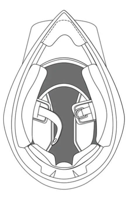 AX9 Helmet Crown Padding